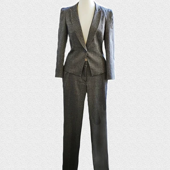 Anthea Crawford 2 Piece Suit Blazer and Pants Size 10 - Picture 3 of 11